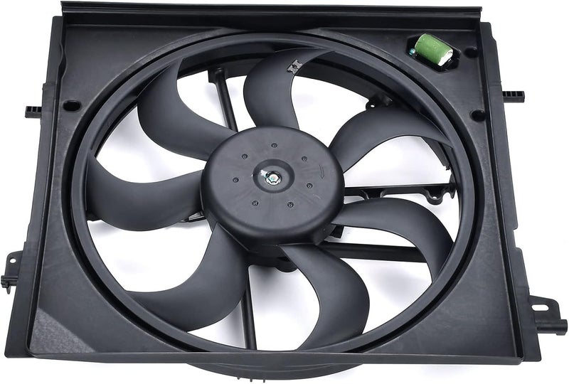 Goopool Radiator Cooling Fan Assembly Compatible with Nissan Rogue Sport 2017 2018 2019 2.0L # 214816MA0A - Image 5
